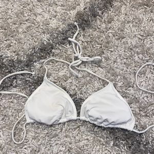 White bikini top